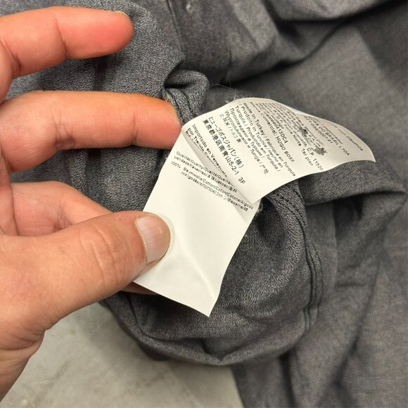 Hugo Boss Slim Fit Dress Shirt Denim "Isaak" Cotton Long Sleeve Grey 41 16 Large - Picture 11 of 11